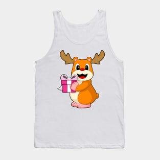 Hamster Christmas Package Tank Top